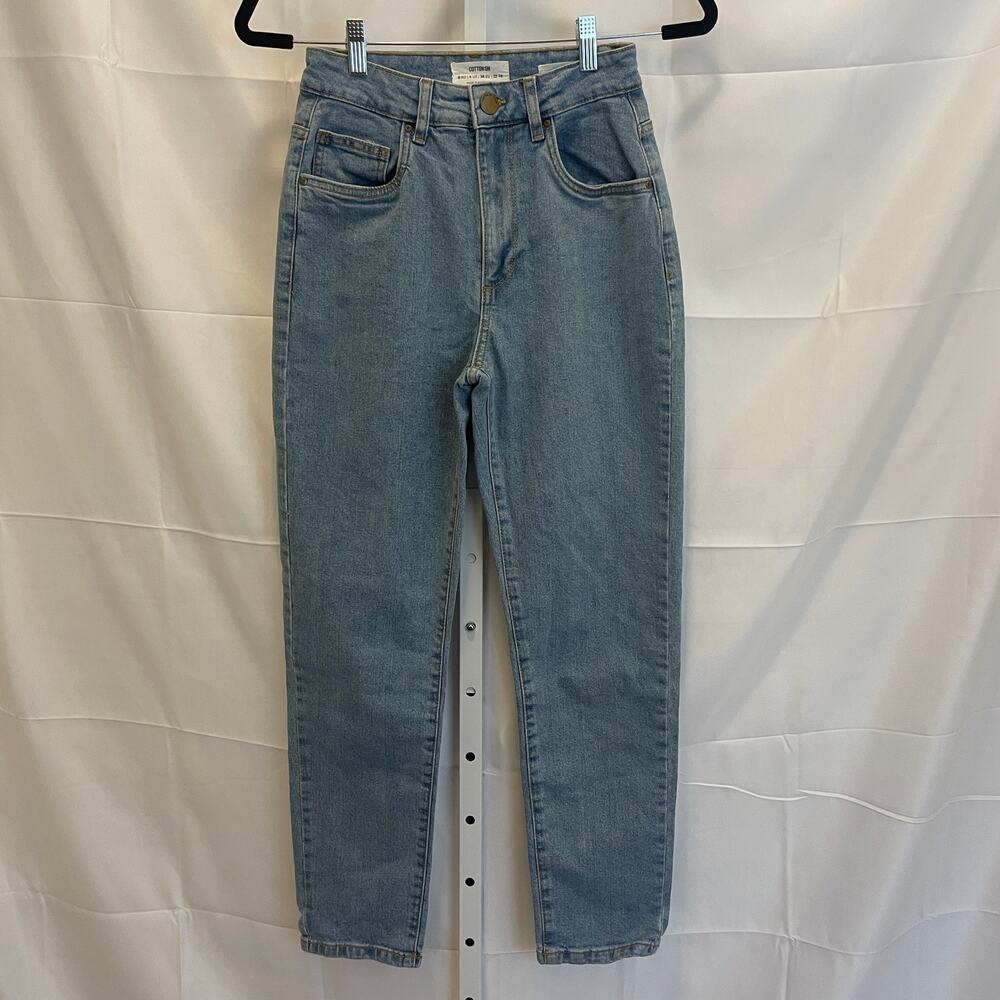 Cotton On - Stretch Mom Jean - Women Size 4 - Blue